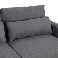 Canapé Sectionnel Modulable Forme L 92.9 pouces de large avec Coussins et 3 Oreillers