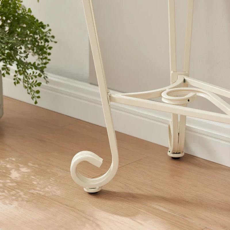 Tables console pour entrée, table de couloir robuste avec rangement