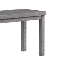 Banc d'entrée/salle à manger en bois motif chevron de 44 po de long