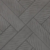 Banc d'entrée/salle à manger en bois motif chevron de 44 po de long