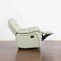 Fauteuil Inclinable Pivotant à Bascule Manuel Rover 41.5 pouces en Similicuir