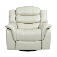 Fauteuil Inclinable Pivotant à Bascule Manuel Rover 41.5 pouces en Similicuir
