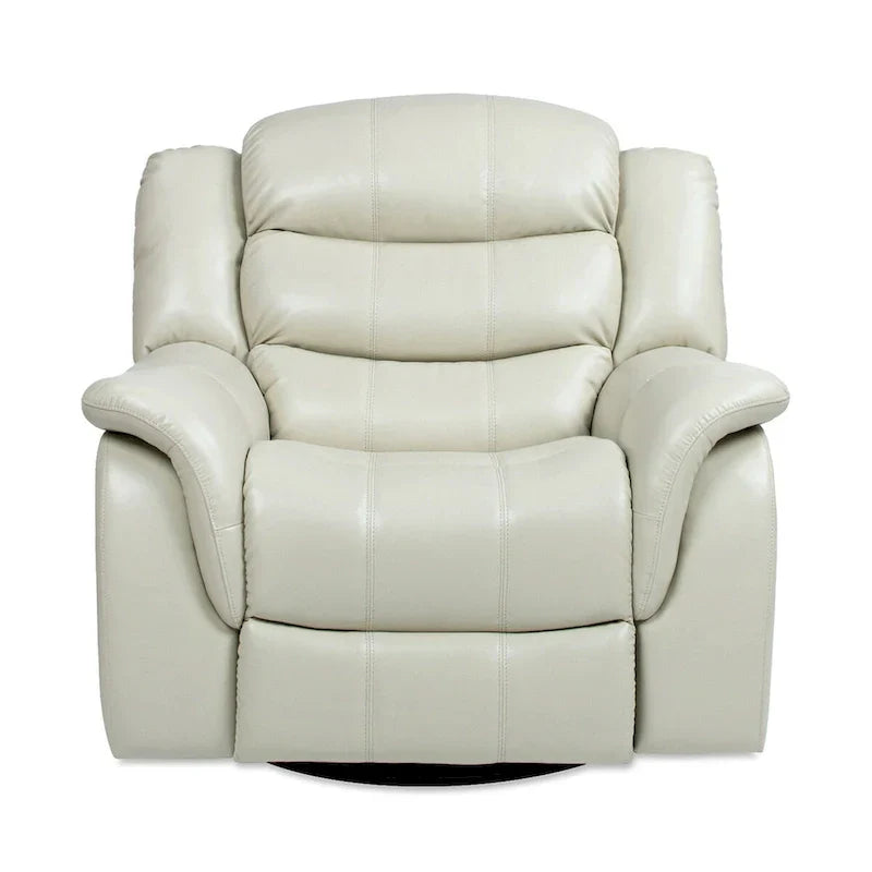 Fauteuil Inclinable Pivotant à Bascule Manuel Rover 41.5 pouces en Similicuir