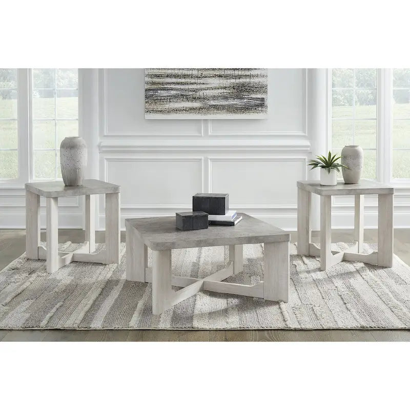 Signature Design by Ashley Garnilly Table (lot de 3) - 35L x 35P x 17H