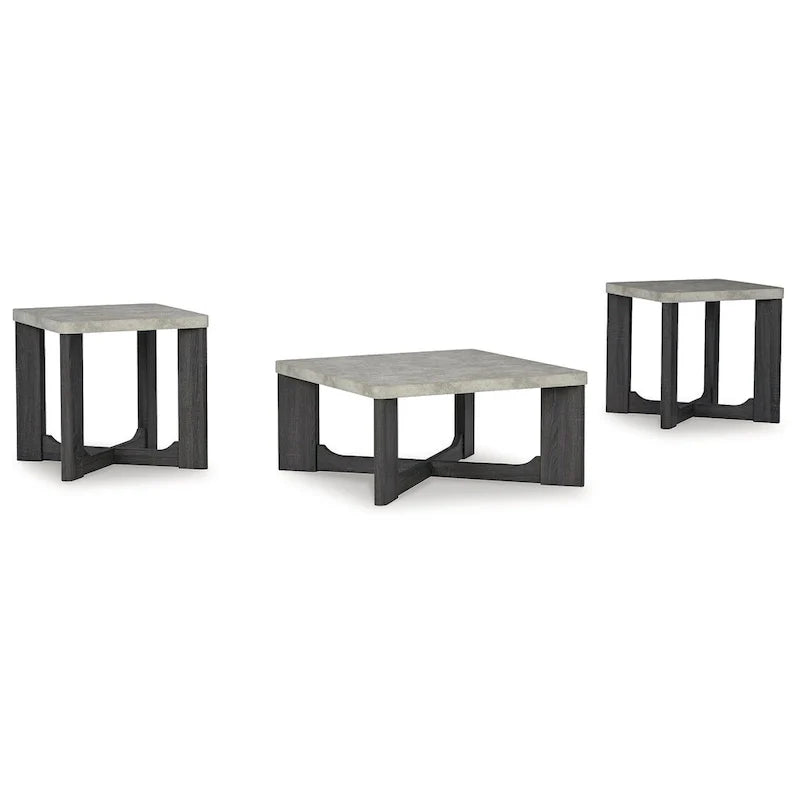 Signature Design by Ashley Garnilly Table (lot de 3) - 35L x 35P x 17H