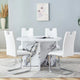 Ensemble de table à manger ronde 5 pièces