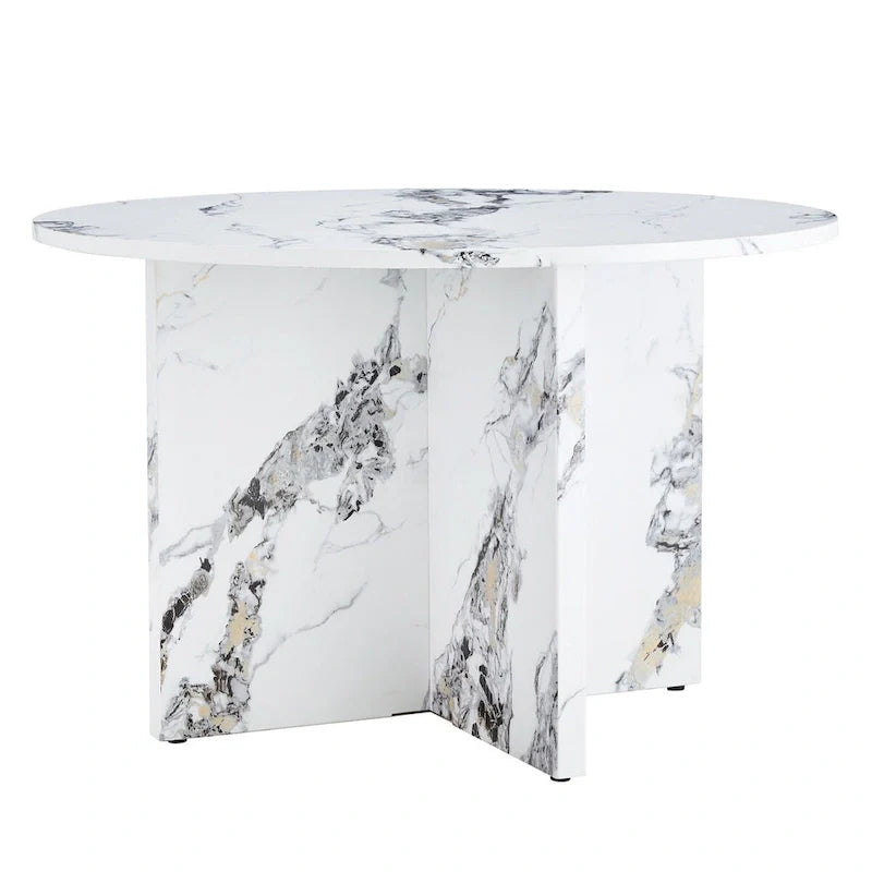 Ensemble de table à manger ronde 5 pièces