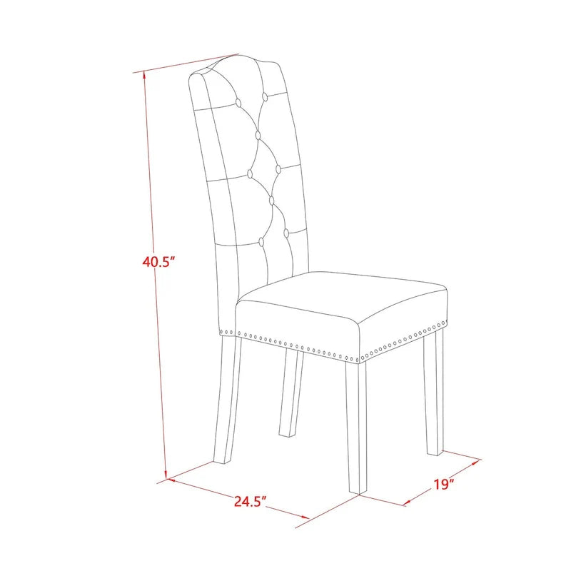 Ensemble de salle à manger East West Furniture - une table de salle à manger et des chaises Parsons en tissu de lin gris, blanc cassé (options de pièces)