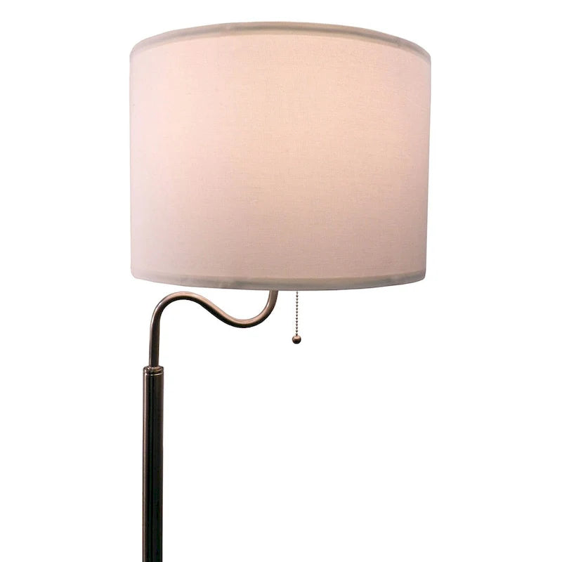 58 Table d'appoint canapé avec étagères et lampe, avec station de charge