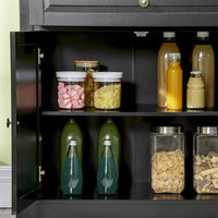 Buffet de cuisine moderne avec 2 tiroirs et étagères réglables