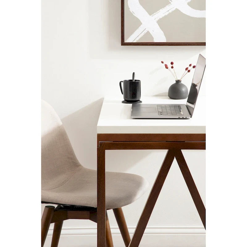 Table murale en bois Kate and Laurel Kaya - 24x33x31