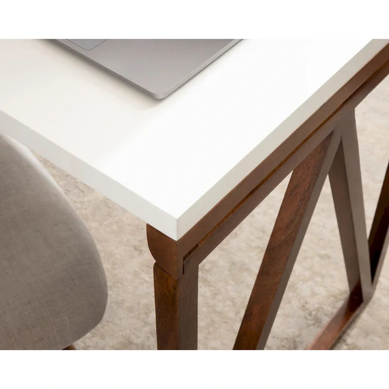 Table murale en bois Kate and Laurel Kaya - 24x33x31