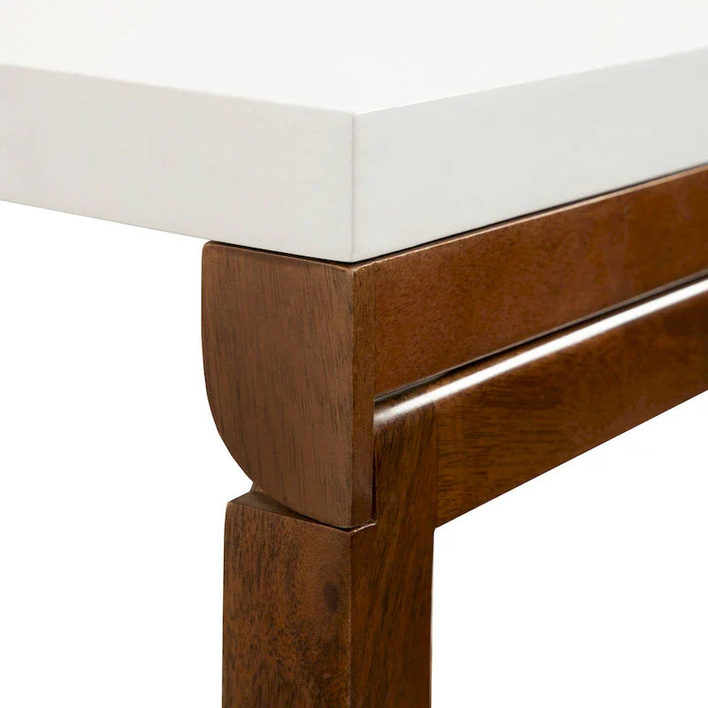 Table murale en bois Kate and Laurel Kaya - 24x33x31