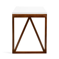 Table murale en bois Kate and Laurel Kaya - 24x33x31