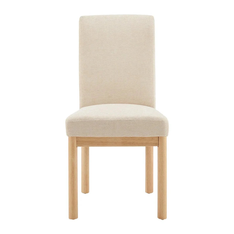 Chaises de salle à manger Bloomfield en chenille à dossier bas/haut (lot de 2)