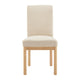 Chaises de salle à manger Bloomfield en chenille à dossier bas/haut (lot de 2)