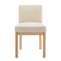 Chaises de salle à manger Bloomfield en chenille à dossier bas/haut (lot de 2)