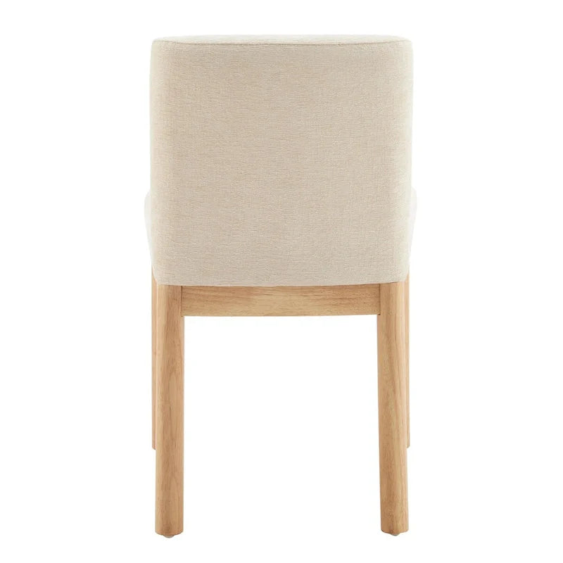 Chaises de salle à manger Bloomfield en chenille à dossier bas/haut (lot de 2)