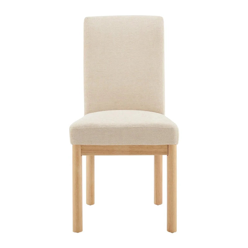 Chaises de salle à manger Bloomfield en chenille à dossier bas/haut (lot de 2)