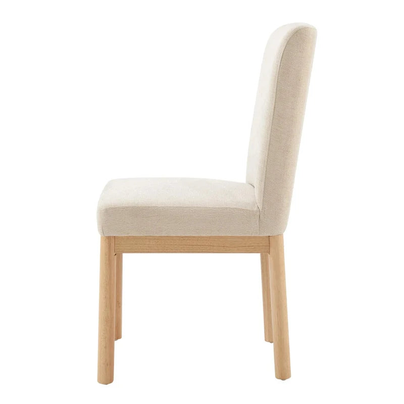 Chaises de salle à manger Bloomfield en chenille à dossier bas/haut (lot de 2)