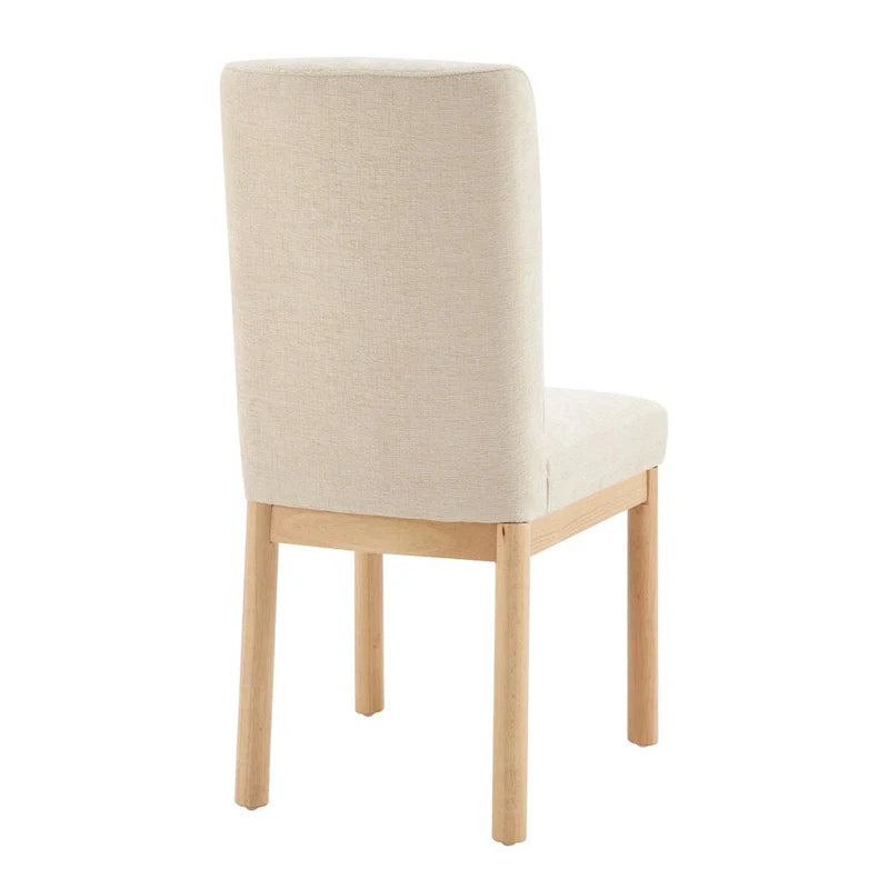 Chaises de salle à manger Bloomfield en chenille à dossier bas/haut (lot de 2)