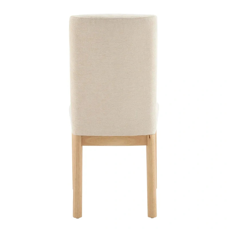 Chaises de salle à manger Bloomfield en chenille à dossier bas/haut (lot de 2)