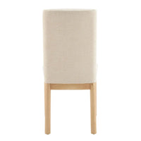 Chaises de salle à manger Bloomfield en chenille à dossier bas/haut (lot de 2)
