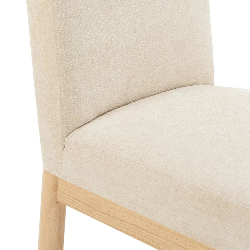 Chaises de salle à manger Bloomfield en chenille à dossier bas/haut (lot de 2)