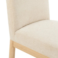 Chaises de salle à manger Bloomfield en chenille à dossier bas/haut (lot de 2)