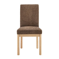 Chaises de salle à manger Bloomfield en chenille à dossier bas/haut (lot de 2)