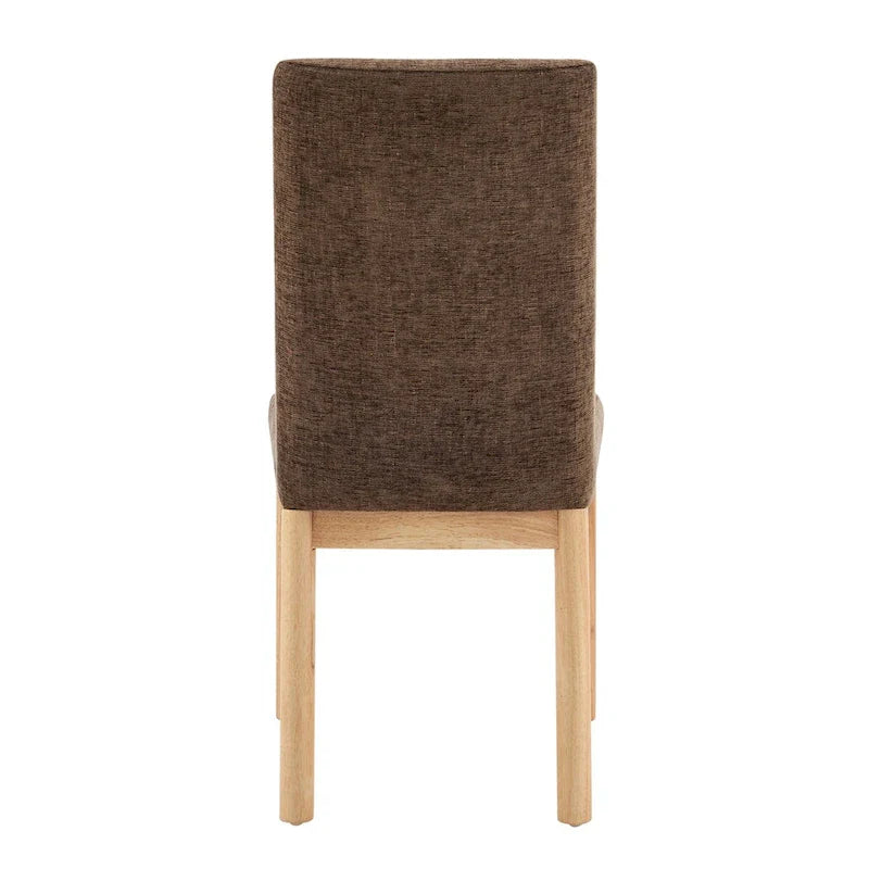 Chaises de salle à manger Bloomfield en chenille à dossier bas/haut (lot de 2)