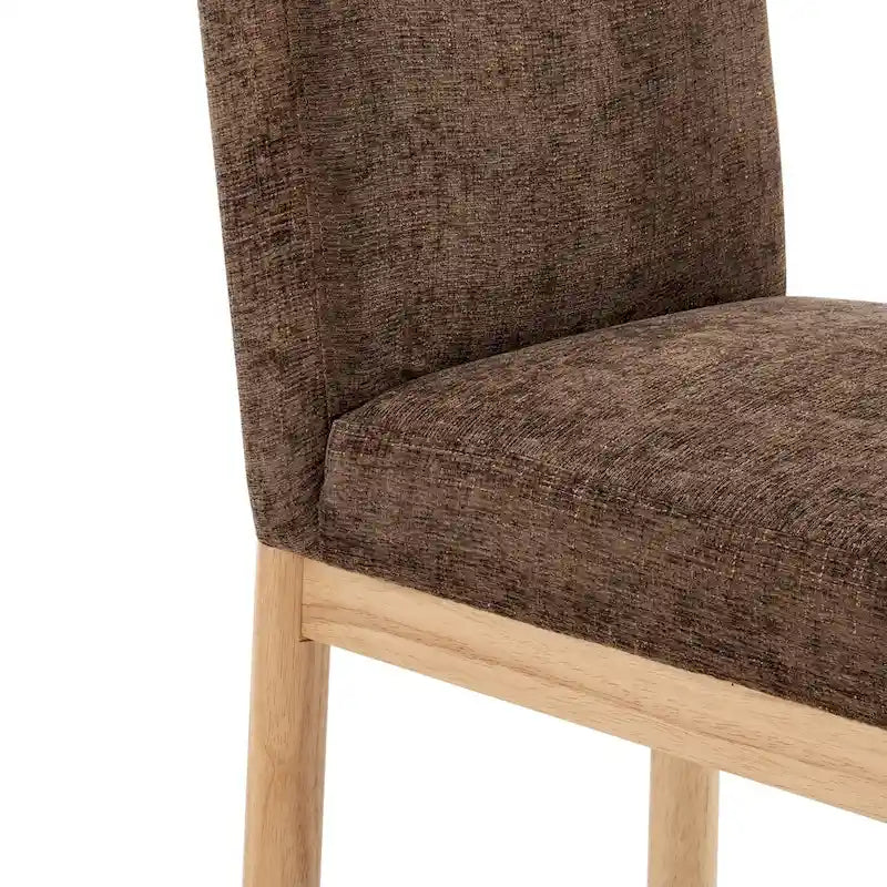 Chaises de salle à manger Bloomfield en chenille à dossier bas/haut (lot de 2)