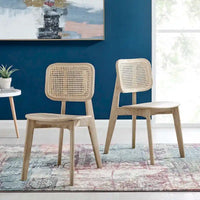 Lot de 2 chaises de salle à manger en bois Habitat