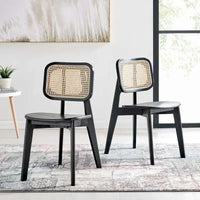 Lot de 2 chaises de salle à manger en bois Habitat