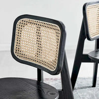 Lot de 2 chaises de salle à manger en bois Habitat