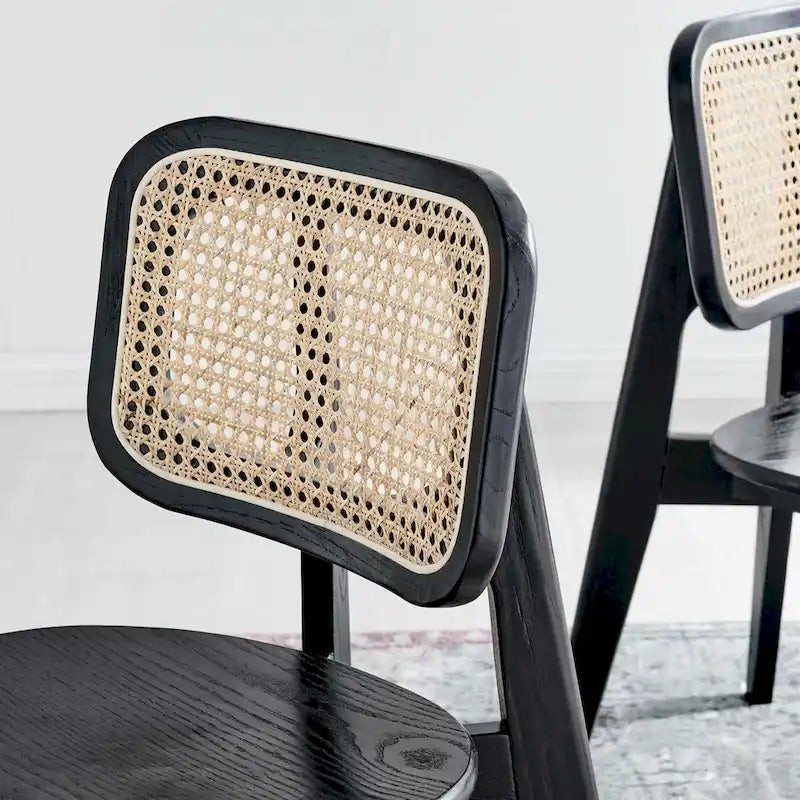 Lot de 2 chaises de salle à manger en bois Habitat