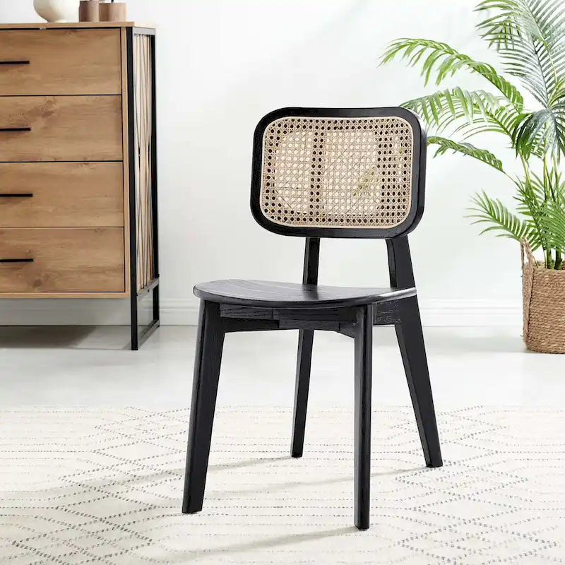 Lot de 2 chaises de salle à manger en bois Habitat