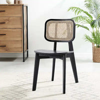 Lot de 2 chaises de salle à manger en bois Habitat
