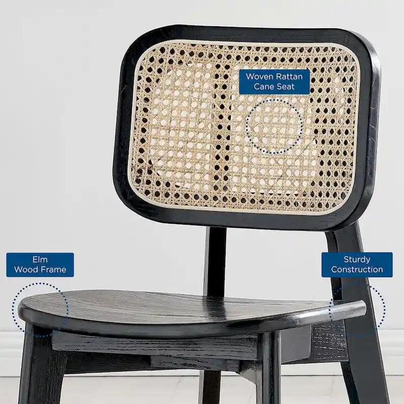 Lot de 2 chaises de salle à manger en bois Habitat