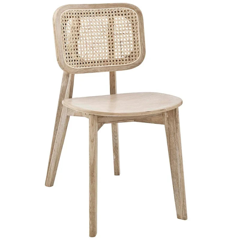 Lot de 2 chaises de salle à manger en bois Habitat