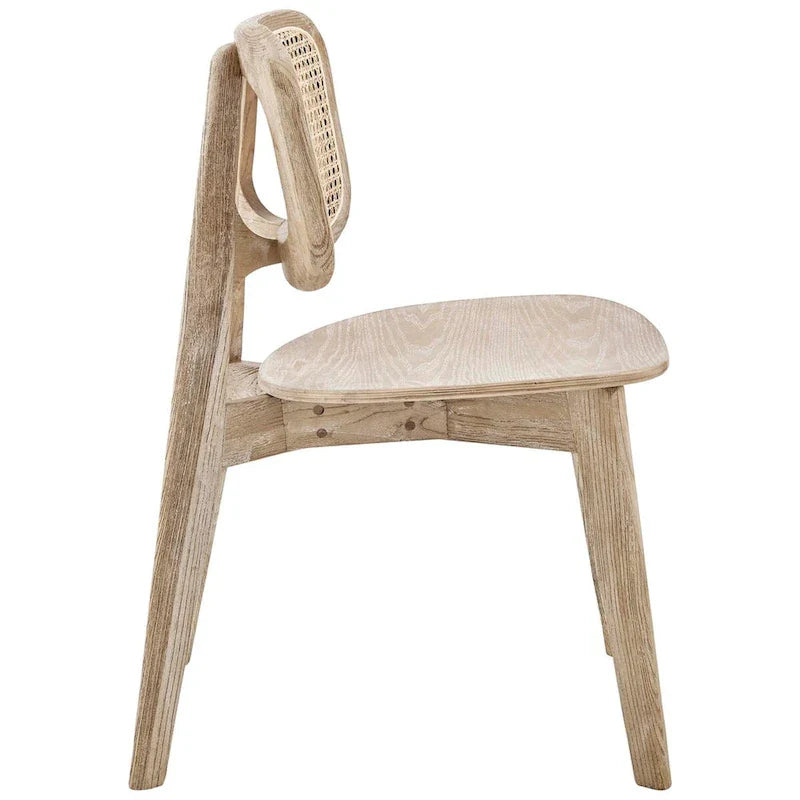 Lot de 2 chaises de salle à manger en bois Habitat