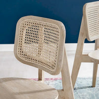 Lot de 2 chaises de salle à manger en bois Habitat