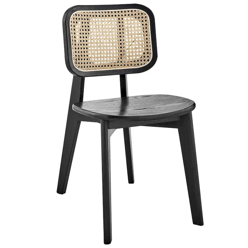 Lot de 2 chaises de salle à manger en bois Habitat