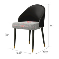 Ensemble de salle à manger rectangulaire extensible en pierre frittée à pieds croisés de 9 pièces avec 8 chaises pour la maison ou la villa