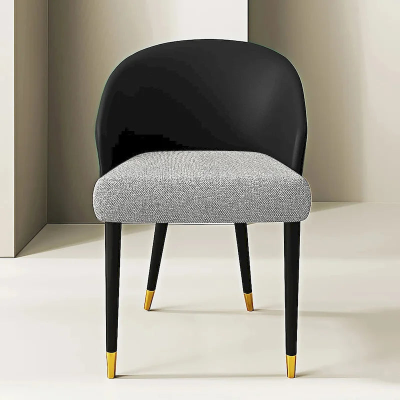 Ensemble de salle à manger rectangulaire extensible en pierre frittée à pieds croisés de 9 pièces avec 8 chaises pour la maison ou la villa