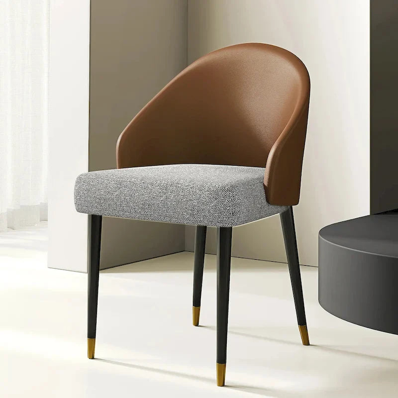 Ensemble de salle à manger rectangulaire extensible en pierre frittée à pieds croisés de 9 pièces avec 8 chaises pour la maison ou la villa