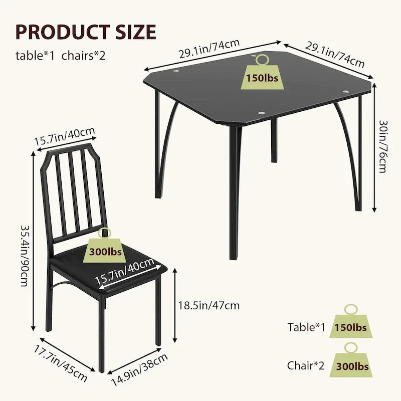 Ensemble de table à manger pour 2/4
