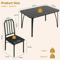 Ensemble de table à manger pour 2/4
