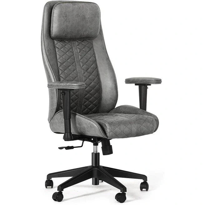 Chaise de bureau haute qualité FEZIBO, réglable en hauteur, inclinable, pour bureau à domicile et confort exécutif