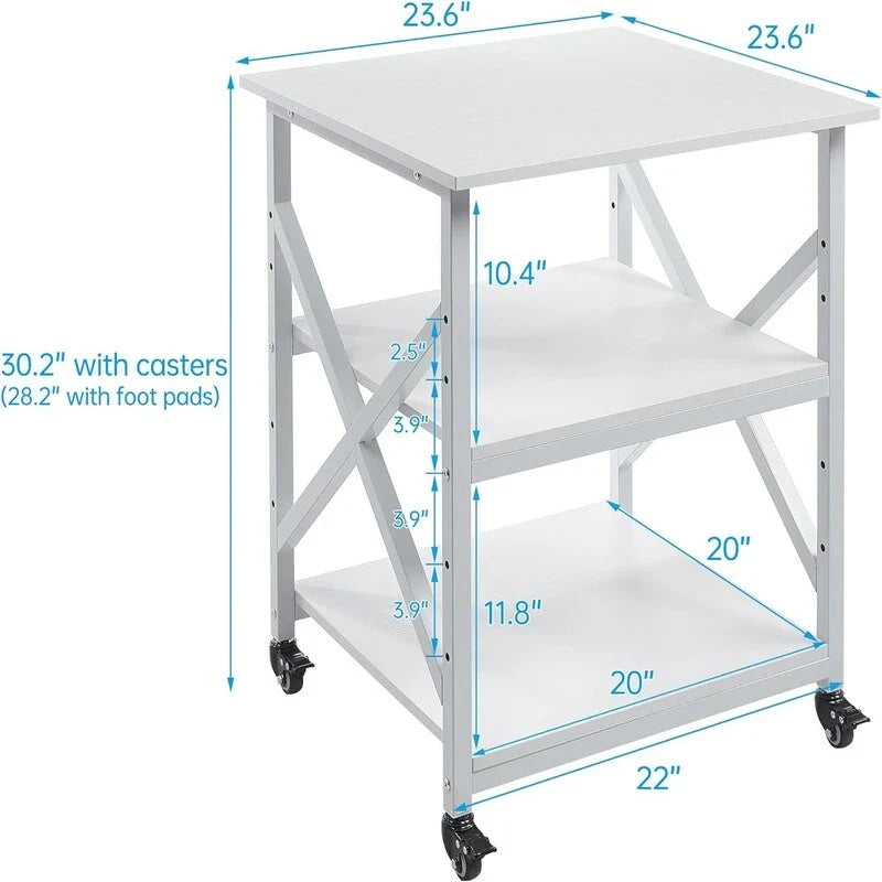 Meuble d'imprimante grand format de 23,6 pouces